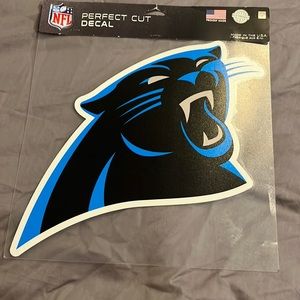 Carolina Panthers 12” decal